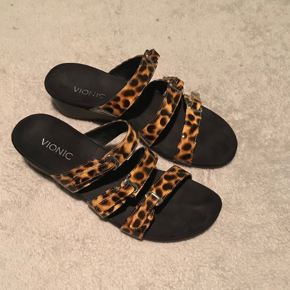 Vionic Animal Print Sandals